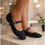 Bailarinas Negras Tachas